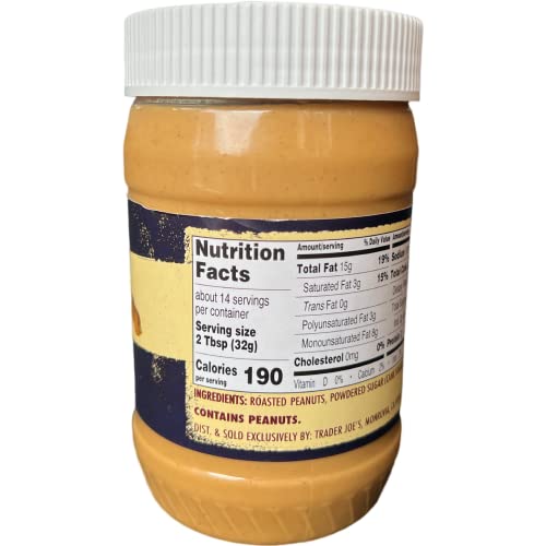 Trader Joe's Creamy No Stir Peanut Butter Spread (Pack of 1) image 5