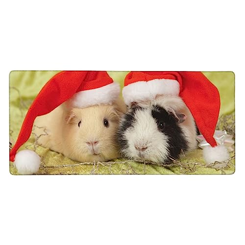 Tapis de souris géant cochon d'Inde pour décorer votre espace de télétravail