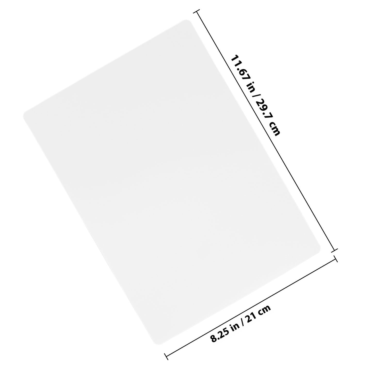 MAGICLULU Tableaux d'Écriture Antidérapants Transparents A4 Lot de 5 Plastique Fournitures Scolaires Bureau