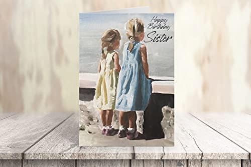 James Coates Sister Birthday Card from Sister, A5 Size