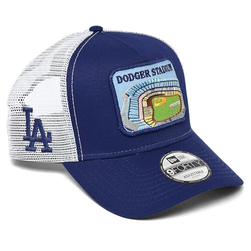 Gorra Trucker New Era LA Dodgers Azul Blanco Ajustable miniatura 1
