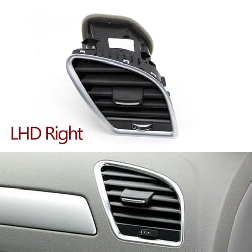 Rejilla de aire acondicionado para Audi A4 B8 y A5, optimiza el flujo en el salpicadero LHD 2
