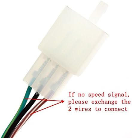 Miniatura 7 de Cable del sensor del odómetro digital W2 imán para el tacómetro del velocímetro de la motocicleta