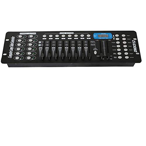DMX - Controlador, DMX 512 Console, regulador regulador de 192 canales DJ Disco Light Party escena,...