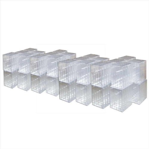 Musik-Cassettenhüllen, MC-Kassetten-Archiv Hüllen, transparent-hochklar ohne Pin (200 Stück)