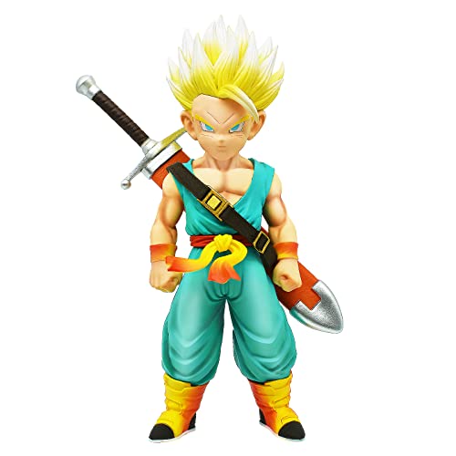 Kdihoi Dbz Anime Figure Trunks Action Figure Statue Model Decoration Gift Doll Toy 7.48 Inches #TOP13