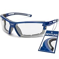 GENYED Arbeitsschutzbrille, CE EN166 zertifiziert, Schutzbrille, Anti-Beschlag und Anti-Kratz-Beschichtung, UV400-Gläser, Seitenschutz, Für Männer und Frauen, Arbeitsbrille, Sicherheitsbrille