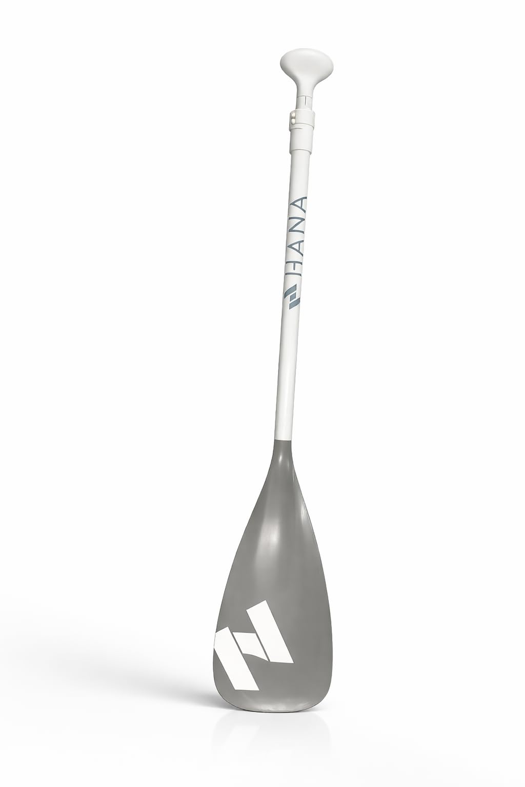 HANA Pagaie de Longe CÔTE et Marche Aquatique – Réglable 100-130 cm – Ultra Légère 520g – Manche Aluminium Anti-Corrosion & Pales Nylon – Poignée Ergonomique en T – 2 Parties
