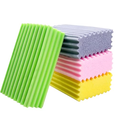 Spugna Per Pulizia Umida Spolverino, 4 Pz Magico Spugna Riutilizzabile per La Pulizia Dump Duster Sponge Spugnette per Pulizia Umida per Pulizia Della Polvere Domestica, Vetro, Specchi, Finestra