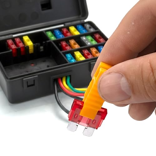 Image of NEIKO 50501A Car Fuse Master Assortment Set, 300pc, Fast Acting, Auto Fuses Kit, Standard, Micro & Mini Sizes, 2A, 3A, 5A, 10A, 15A, 20A, 30A, 35A & 40 Amp, Marine Boat, Automotive, RV, Car Fuse Kit