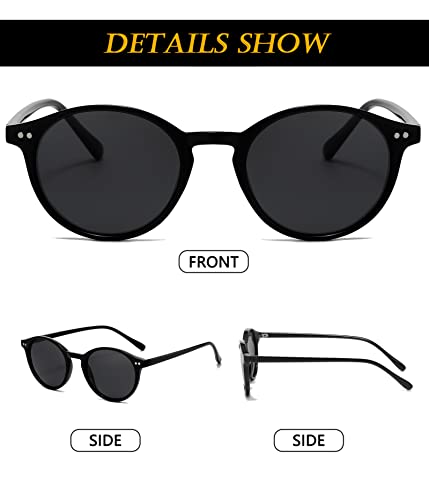 Eylrim EYL5015A Classic Polarized Round Sunglasses thumb #3