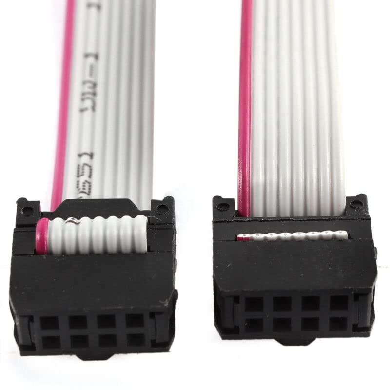 Tool parts FC8P 100cm IDC 8 Pin Hard Drive Extension Wire Flat Ribbon Cable for Motherboard