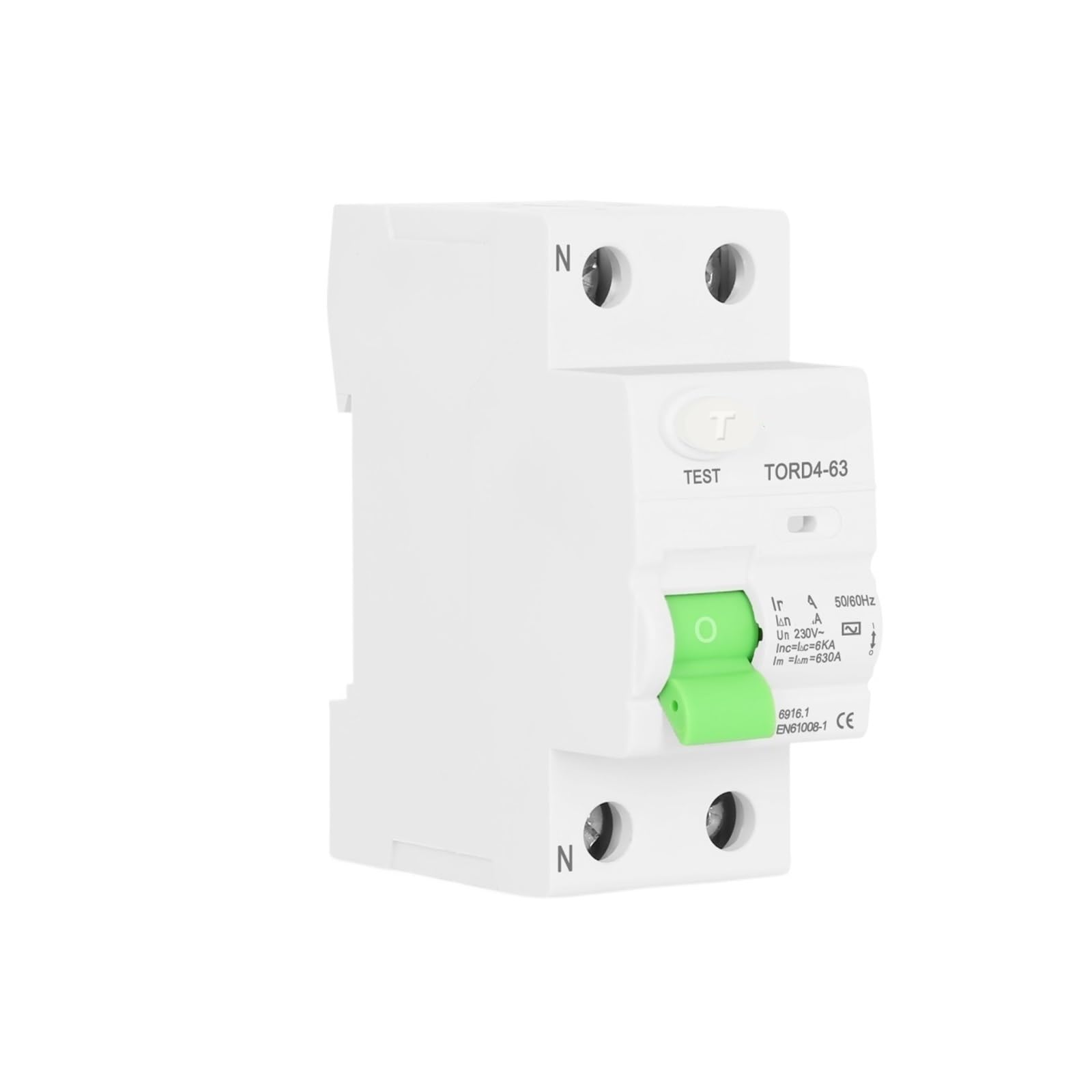 Disjoncteur différentiel 6KA haute performance pour tableau électrique 2P