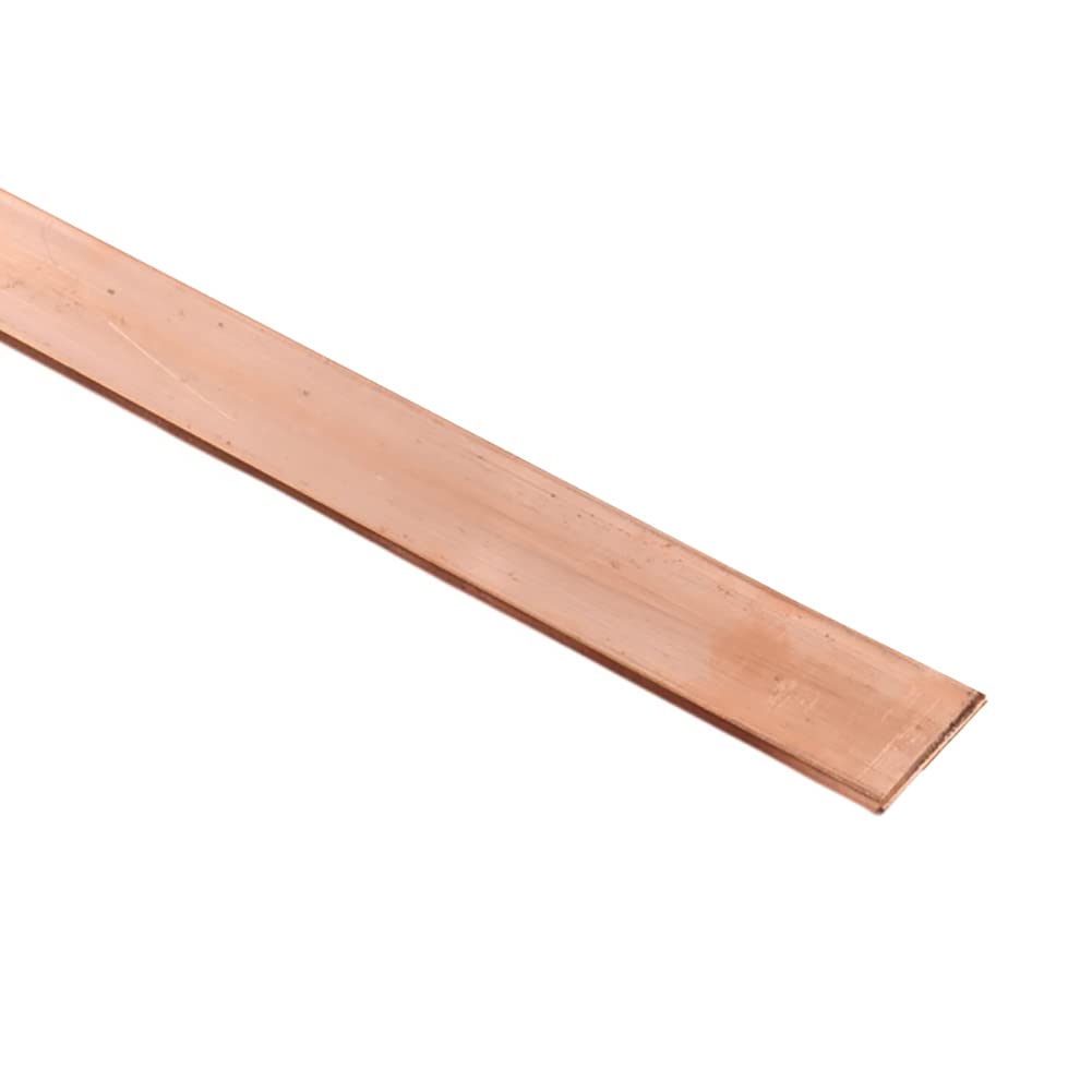 Barra plana de cobre, placa de cobre rectangular, Barra plana de cobre, lingotes de cobre rectangulares for soldadura de material, espesor 10 mm, 15 mm, 20 mm, 25 mm, 30 mm, 35 mm, longitud 200 mm, 20