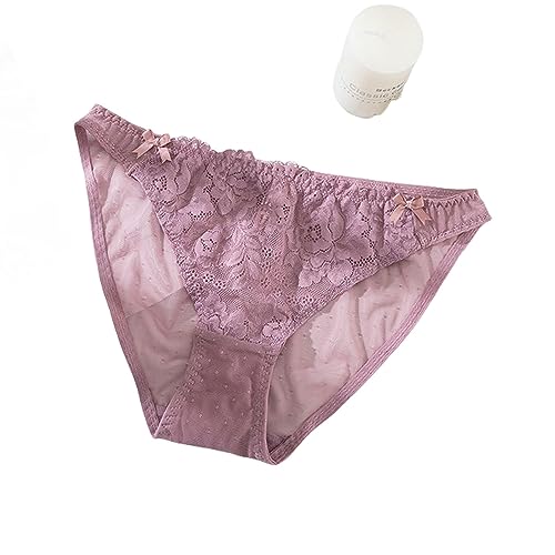 Culotte femme 3 packs de sous-vêtements invisibles à dentelle anti-frottement