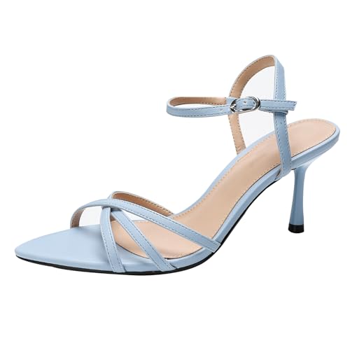 Sandales à talon aiguille et lanières pour robe de soirée