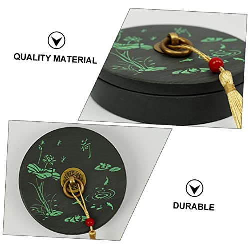 Encre de chine plaque à encre imprimée lotus accessoire écriture