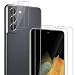 Produktbild wsky Panzerglas für Samsung Galaxy S21 [2 Stück] + Kamera Panzerglas [2 Stück],HD Clear Blasenfrei Panzerglasfolie, Displayschutzfolie aus gehärtetem Glas für Samsung S21