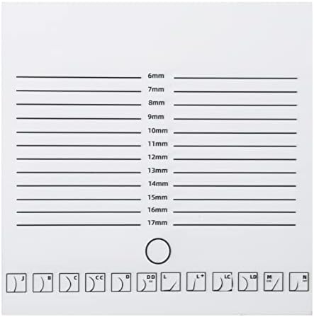 Eyelash Extension Plate White Double Row 20x20cm, Eyelash Pallet ...
