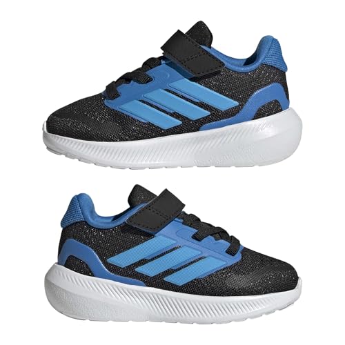 Image of adidas Baby Marvel Run Falcon 5 Elastic Lace & Strap Shoe