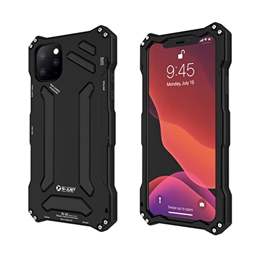Forfc Armor Aluminum Metal Cover Case For Iphone11 11 Pro Max 11 Pro Xs Xr Phone Cases Gundam Life Waterproof Shockproof 2022 (Color : Black, Size : Iphone Xr) #TOP3