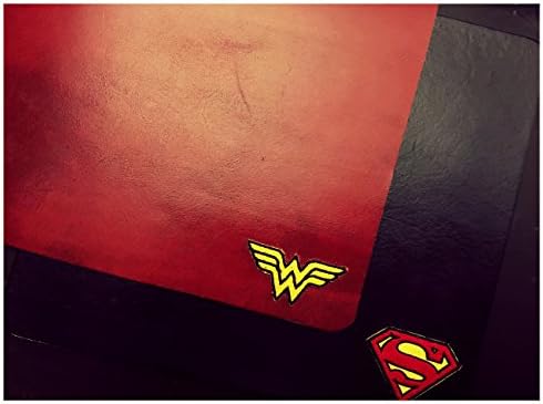 Superhero Leather Mouse Pad