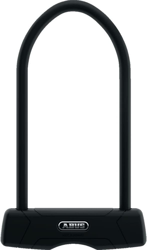 ABUS U-Lock Granit 460 + SH B Bracket - Bicycle Lock with 12 mm Round Shackle and Reversible Key - Security Level 9