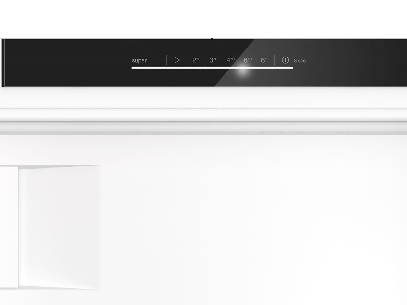 Bosch KIL32ADD1 seria 6 lodówka do zabudowy z zamrażarką, wnęka 102,5 x 56 cm, chłodzenie 132 l i zamrażanie 15 l, VitaFresh XXL, bardzo stabilne wkładki drzwiowe, Eco Airflow, oświetlenie LED