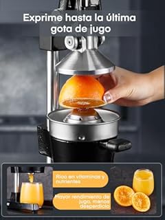 Spremiagrumi Manuale FOHERE, Professionale Limone Manuale per Agrumi Commerciali per Arance, Limoni, Melograno, Pompelmi, Spremiagrumi Facile da Pulire con Tazza in Acciaio Inossidabile