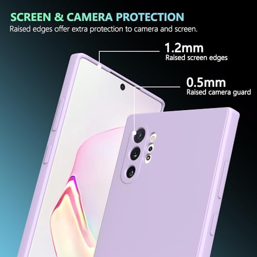 Image of for Samsung Galaxy Note 10 Plus Case Purple, Scratch Resistant with Soft Touch, Slim Thin Phone Cover for Samsung Galaxy Note 10 Plus
