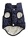 Vedem Dog Windbreak Puffer Vest Coat Pet Quilted Fleece Cold Weather Dog Clothes (M, Navy)