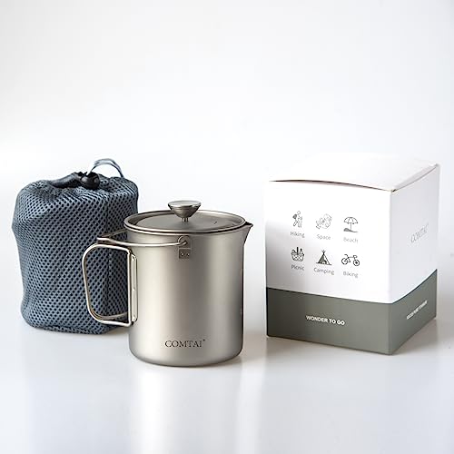 COMTAI Titanium 750mL French Press