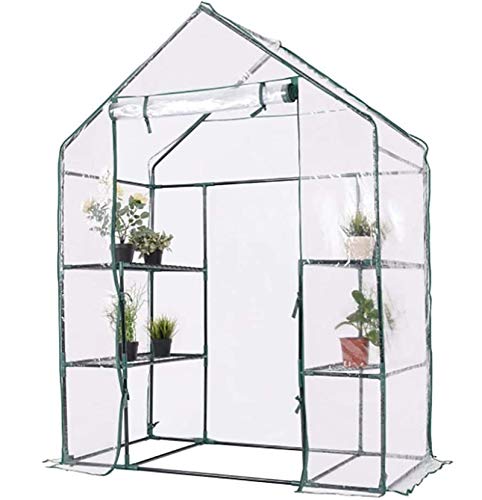 Fbkphss Walk-In Greenhouse, Large Reinforced Green House Multifunction Waterproof Portable Outdoor Garden Greenhouse For Grow Vegetables And Flowers #TOP14