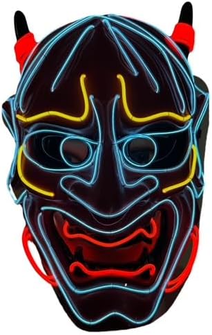 LED EL Wire Devil Mask