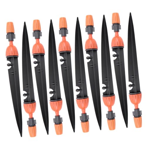 COLLBATH 10 piezas Goteros de Riego Ajustables con Rociador para Jardín Conector y para Suelo Sistema de Irrigación por Goteo y Pulverización para Macetas y Plantas
