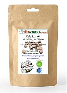 Vitascout Kelp Extrakt 600mg 500 Tabletten