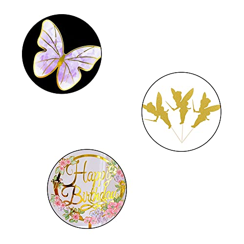 Gotetiso 15 Pezzi Farfalle Decorative Torta Topper...