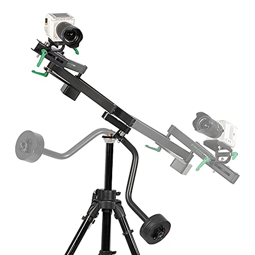 Image of 9.Solutions C-Pan Arm II, Carbon Fiber, Lighter-Weight, Upgraded Smoothness, 9.CPA2C, Slider, Jib /Crane for Different pan /Movement, for Photography, Videography & Filmmaking