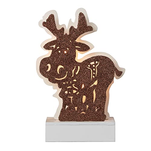 Hellum LED-Rentier 2-tlg.ww batterieb. 521474