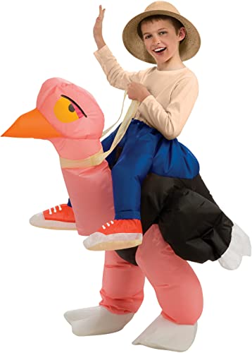 Big Boys' Inflatable Ostrich Costume, One Size for 5-7 Years