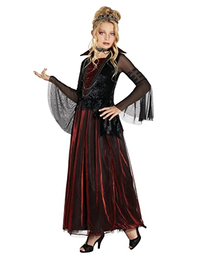 Disfraz infantil vampira real deluxe talla pequeña