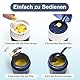 Fullicon 3-in-1 Pill Crusher Cutter - Edelstahl-Schleifkopf, Tablettenzerkleinerer für Tabletten und Haustiere, Pillenmahler mit Aufbewahrung und kostenlosem Reinigungsbürste (Indigo)
