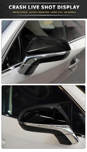 Rénover rétroviseur rayé Lexus NX RX avec cette coque look carbone - 3