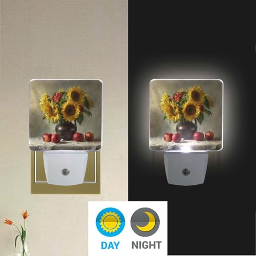 Lámpara nocturna LED de pared con sensor crepuscular miniatura 5