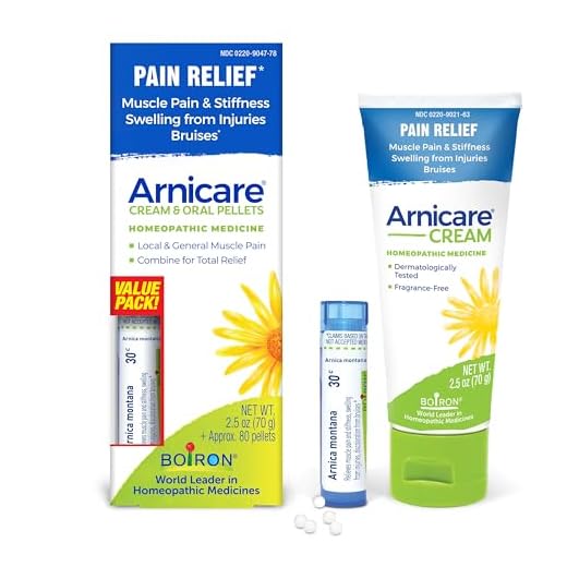 Boiron Arnicare Cream and Arnica 30c Value Pack for Pain Relief