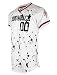 SCREENSHOTBRAND Mens Hipster Hip-Hop Premiun Tees - Stylish Longline Latest Fashion T-Shirts - Splatter Print Jersey - White - Large