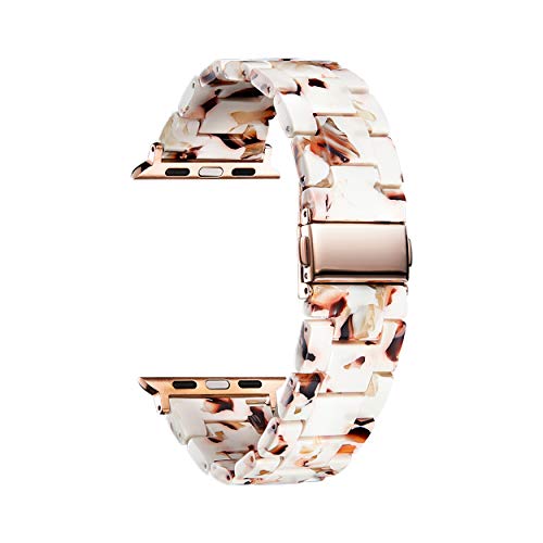 Image of BINLUN Compatible with Apple Watch Bands 38mm 40mm 41mm 42mm 44mm 45mm 46mm 49mm for Women Men Lightweight Resin Watch Straps Compatible with iWatch Series 11 /10 /9 /8 /7 /6 /5 /4 /3 /2 /1 /Ultra3 2 1 /SE3 2 1
