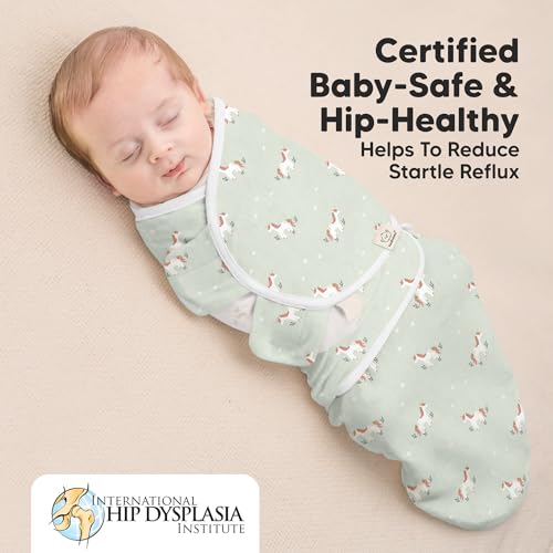 Image of Baby Swaddle Sleep Sacks with Zipper - 3-Pack Swaddles for Newborns 0-3 Months, Infant, Baby Girls, Boys, Soft & Durable Newborn Sleep Sack, Easy Diaper Change Swaddling Blanket (Lunaris, OS)