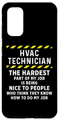Galaxy S10 HVAC Technician Funny HVAC Tech Case