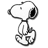 Verani Ace of Spade Snoopy Patch Embroidered Iron on Cartoon Kids Sew Peanuts Badge Pet Puppy